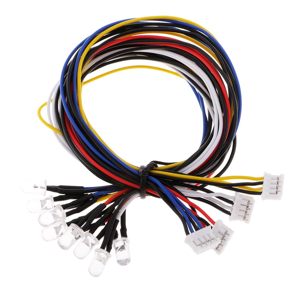 270mm 3.7-7.4V LED Strobe Flash Light Daytime Visibility for RC Model Car