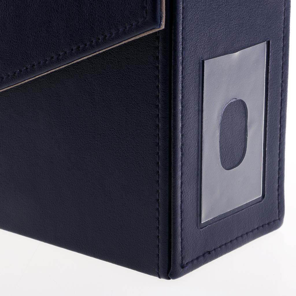 Paper Money Currency Banknotes Collection Storage Box Protector Blue