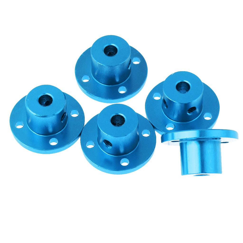 Rigid Flange Motor Guide Shaft Coupling for Rc Car Truck 8mm-Blue