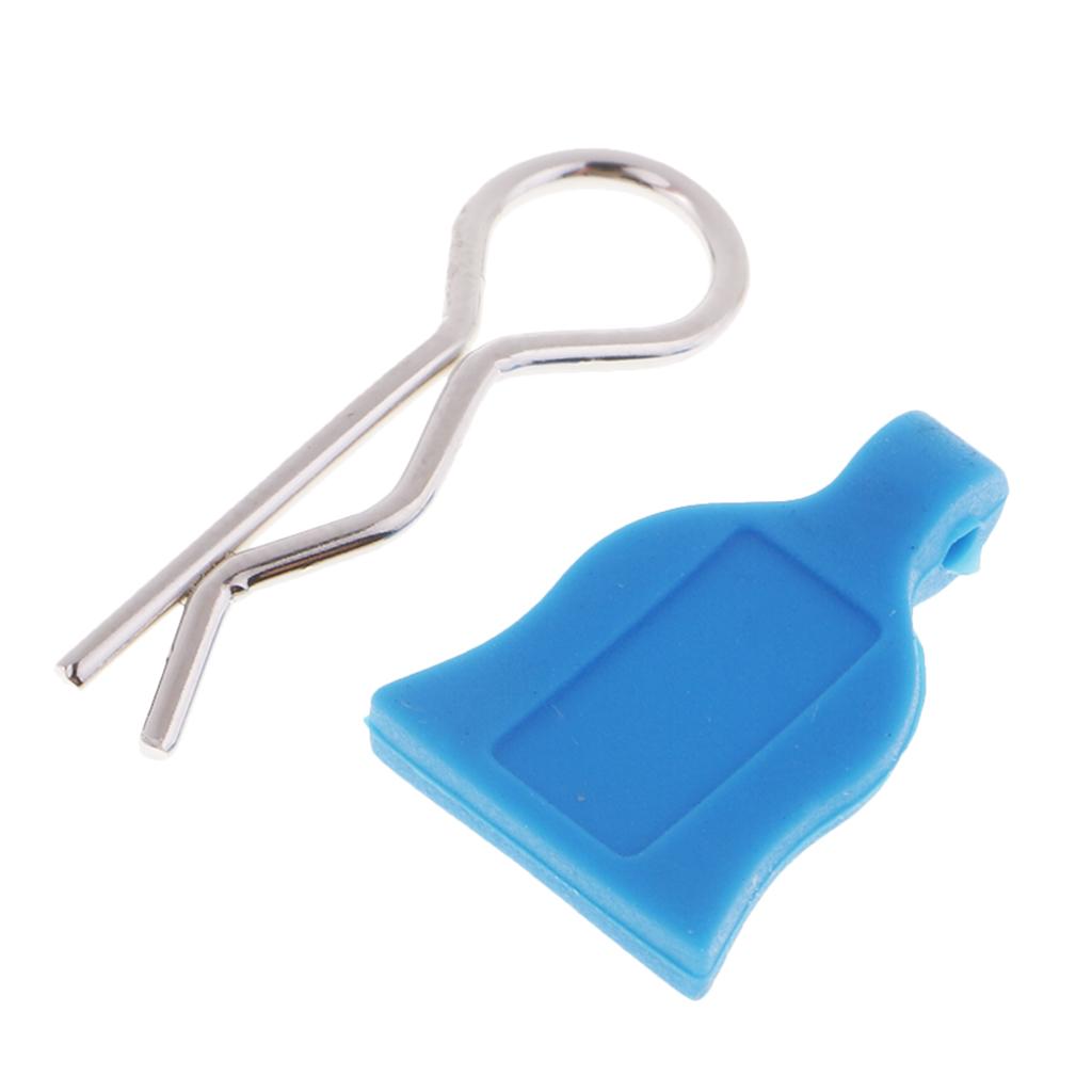RC Car Metal Shell Buckle Spare Parts for 1/10 RC Drift/ On-road Cars Blue