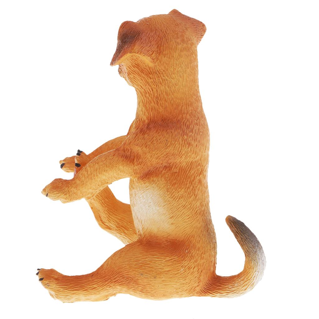 Resin Animal Ornaments Home Decorations Yoga Pose Sculptures Style1- Dog