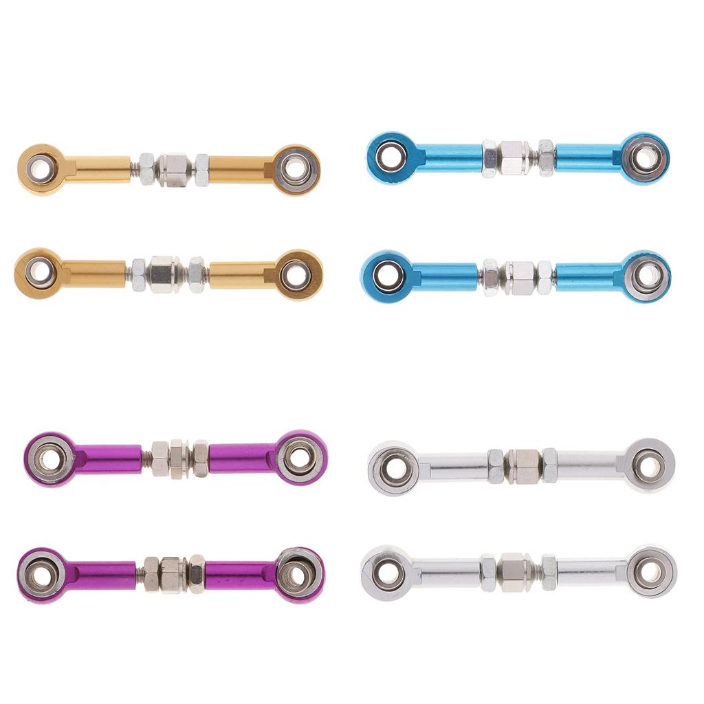 RC Metal Upgrade Parts Steering Linkage Pull Rod for HSP 94123/94103 Golden