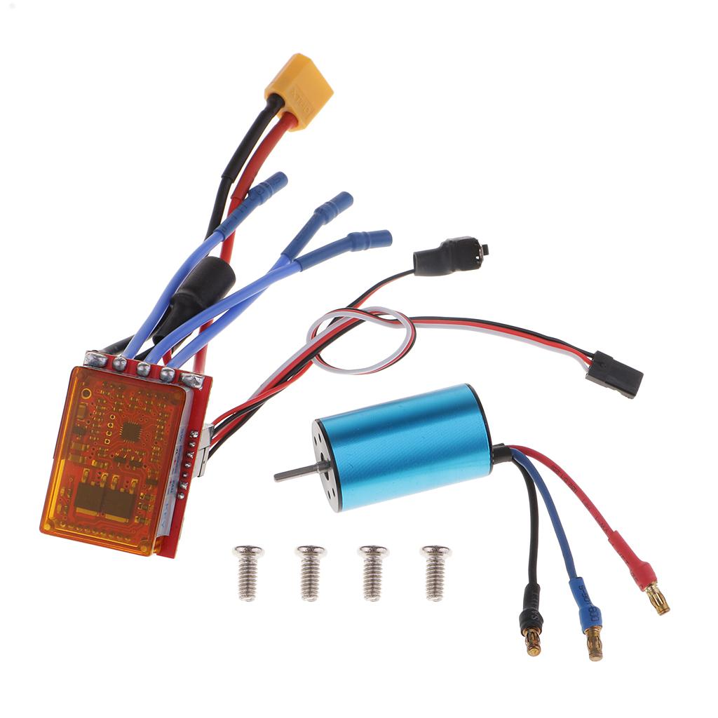 Wltoys Upgrade 2440 4300KV Motor w/ ESC Spare Parts Accessory Replacement XT60