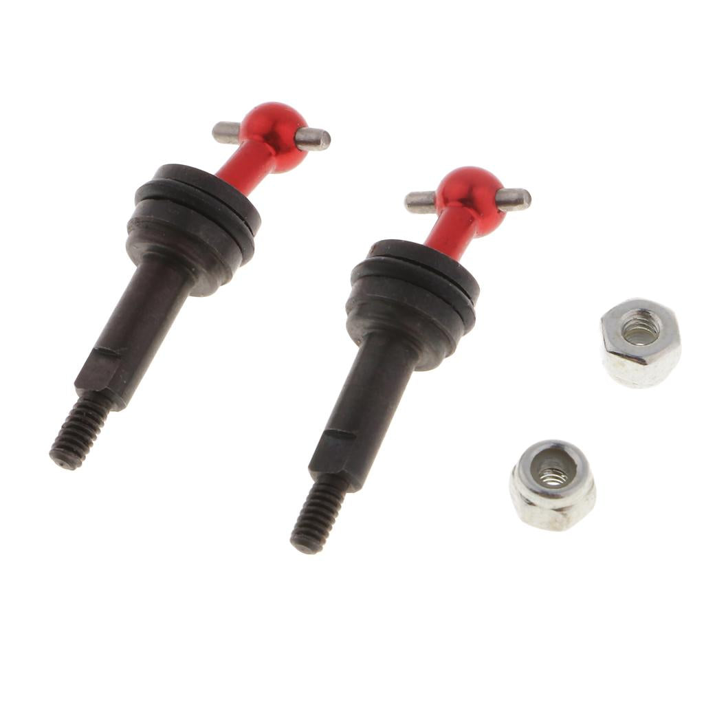2 Pieces Universal Drive Shaft for Wltoys 1/28 RC Car K969 K989 K999 P929