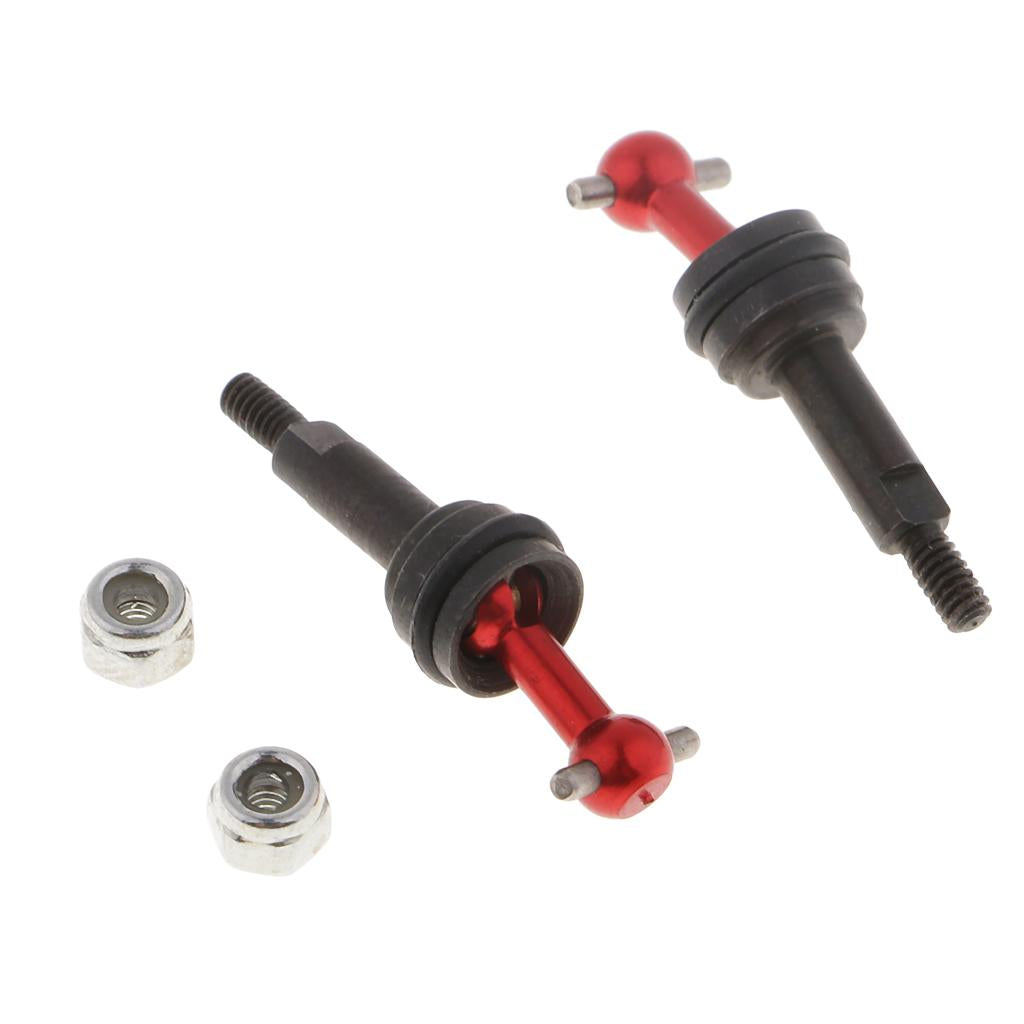 2 Pieces Universal Drive Shaft for Wltoys 1/28 RC Car K969 K989 K999 P929