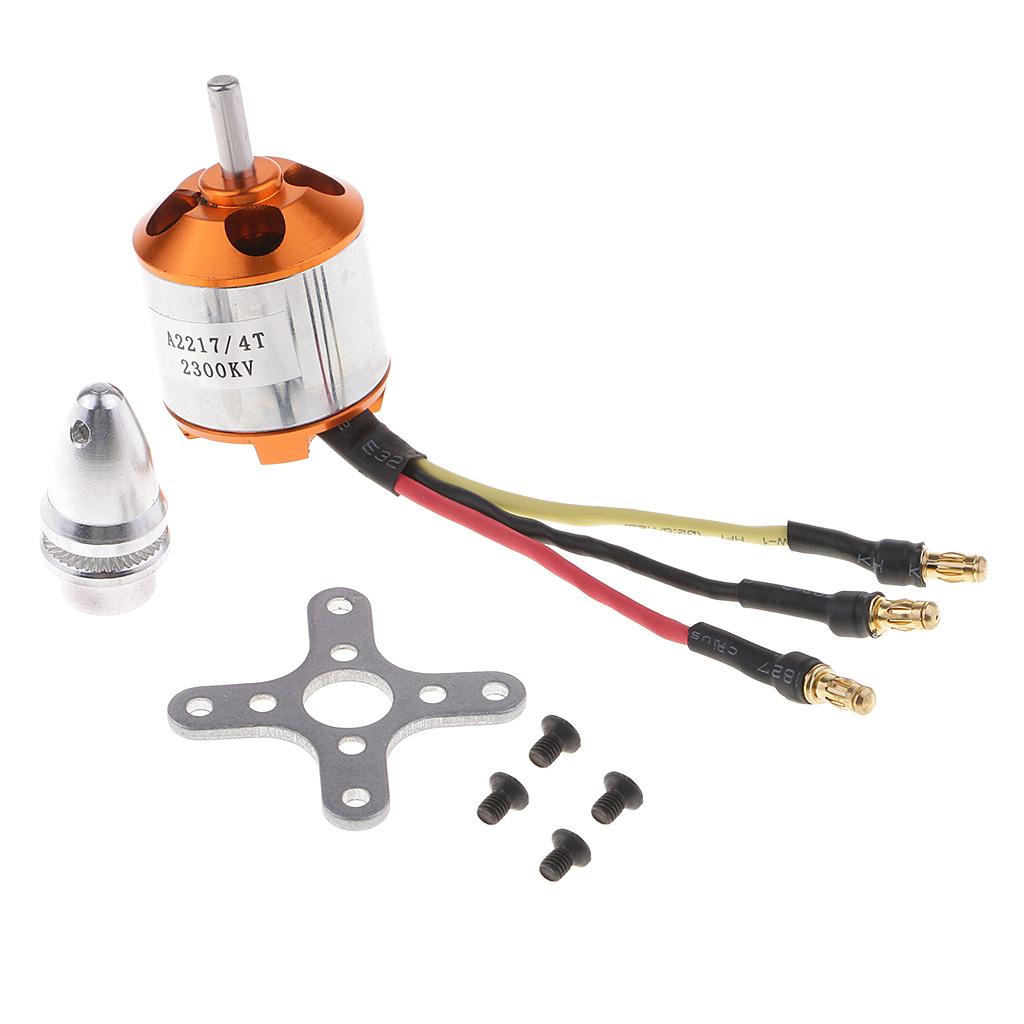 Metal A2217 2300KV Brushless Motor for Fixed Wing / RC Boat Parts