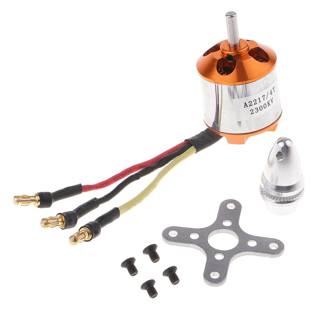 Metal A2217 2300KV Brushless Motor for Fixed Wing / RC Boat Parts