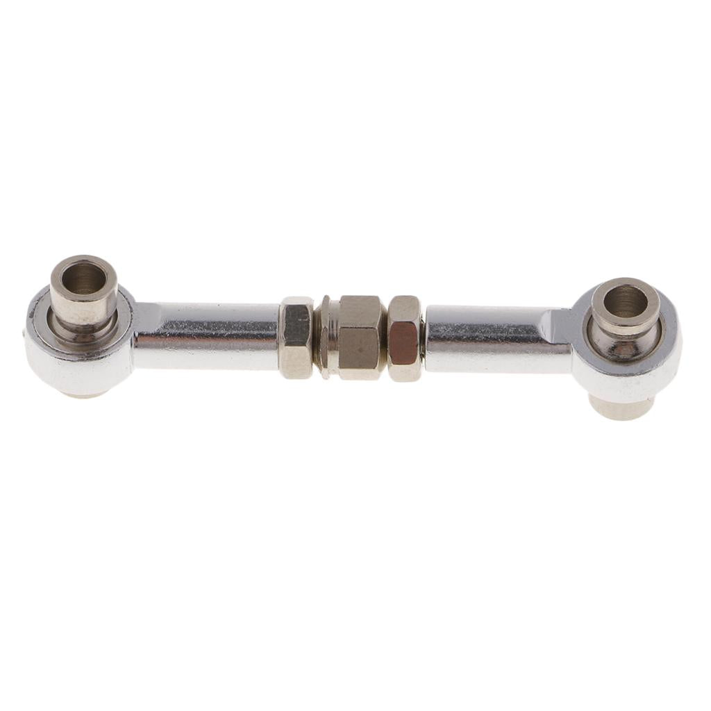 Aluminum Steering Linkage Pull Rod for HSP 94122 94123 1/10 RC Car Silver