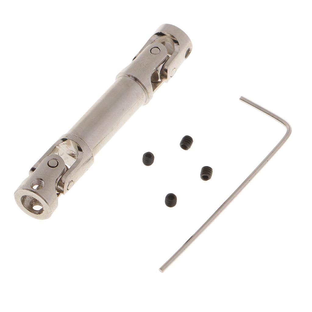 4x3mm Metal Steel Universal Joint Drive Shaft for RC Crawler Car 42-55mm