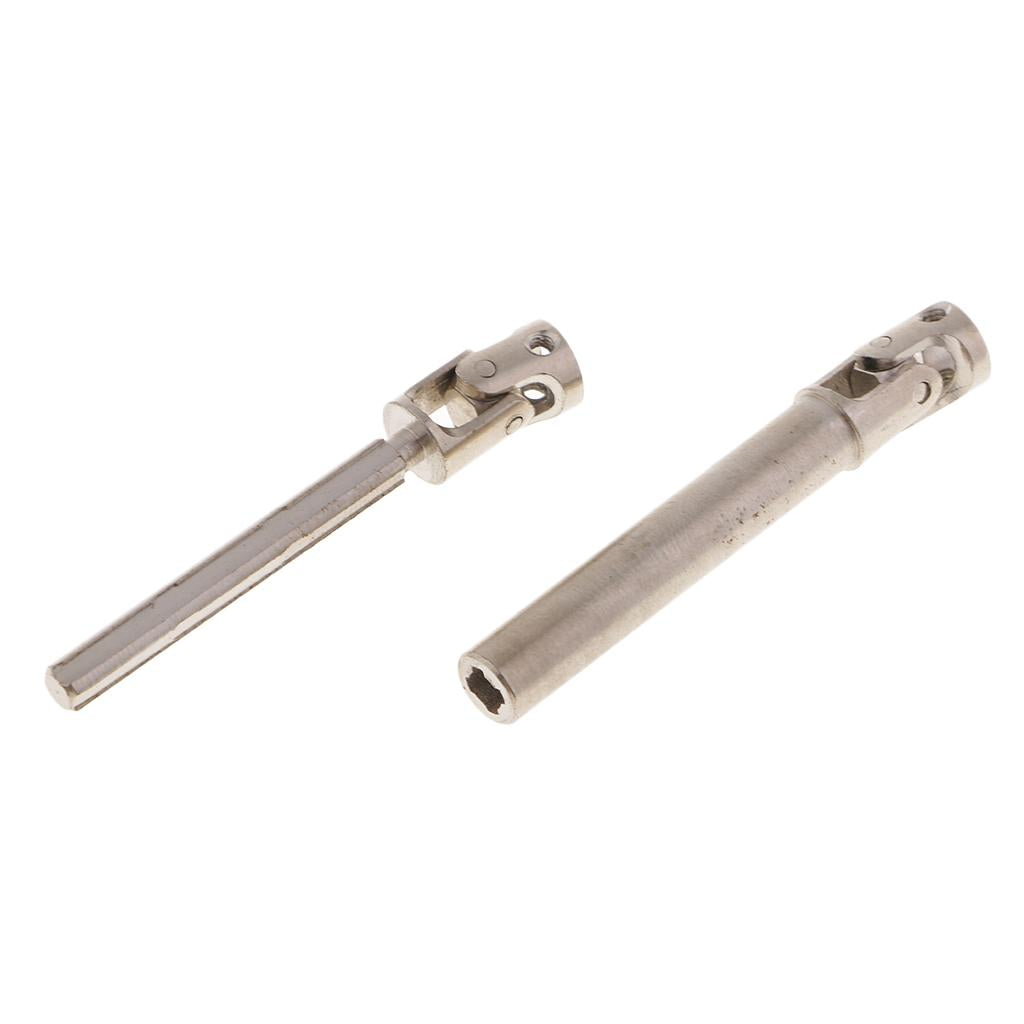 Metal Drive Shaft with Coupler 4 to 4mm for RC Car Boat Vehicle Models 60-80mm