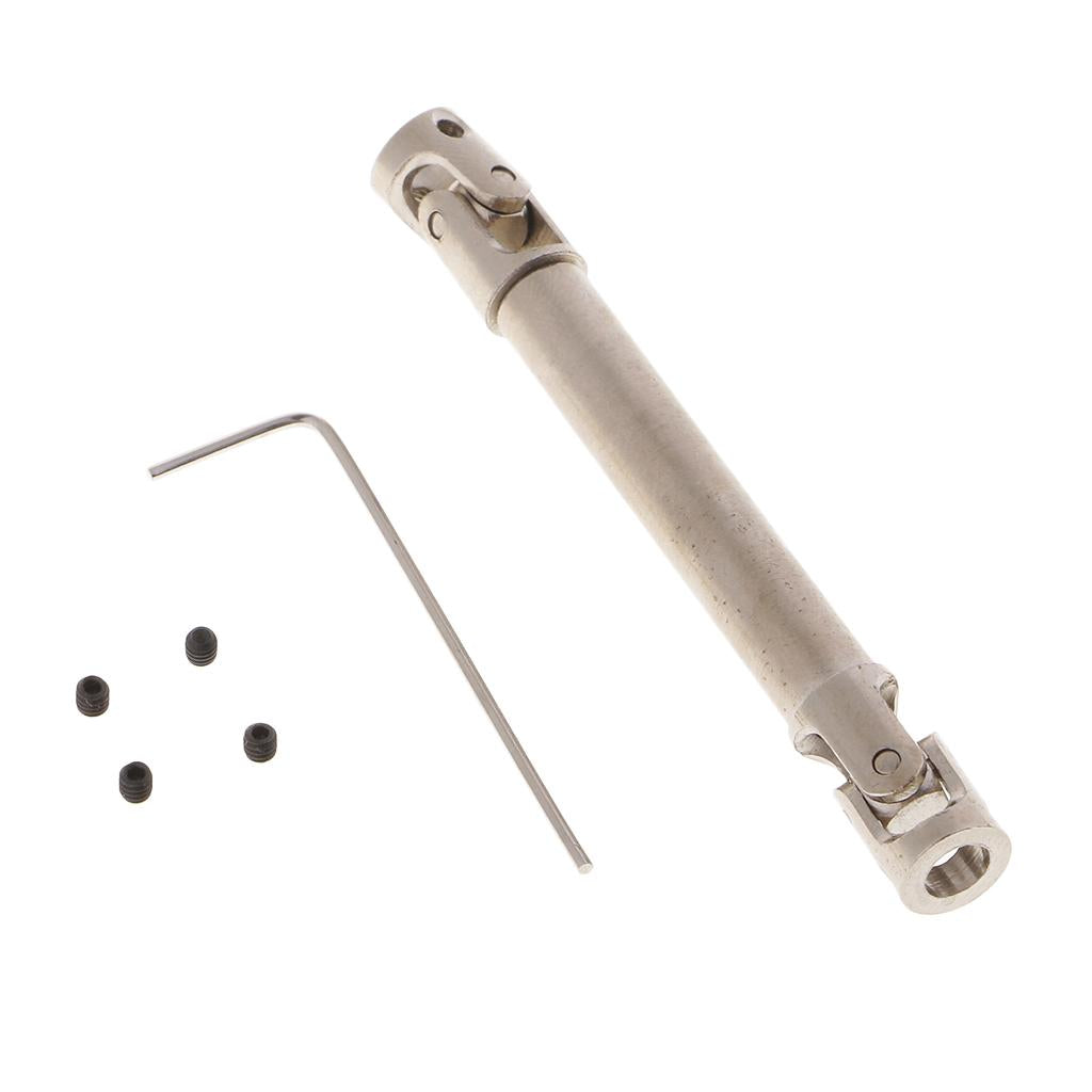 Metal Drive Shaft with Coupler 4 to 4mm for RC Car Boat Vehicle Models 60-80mm