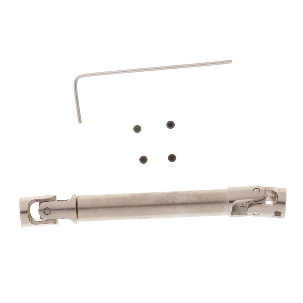 Metal Drive Shaft with Coupler 4 to 4mm for RC Car Boat Vehicle Models 60-80mm