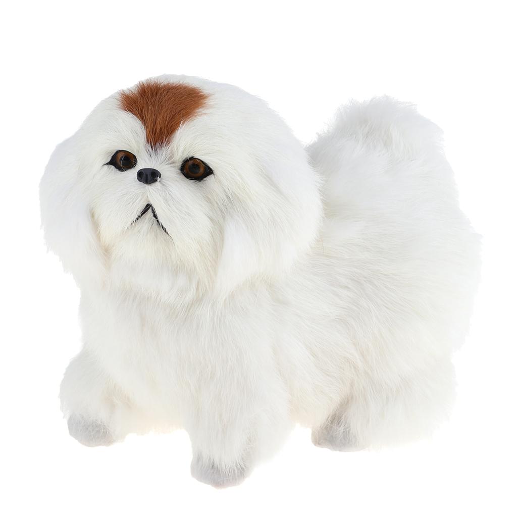 Simulation Animal Doll Plush Dog Kids Toys For Children Decorations Gift B