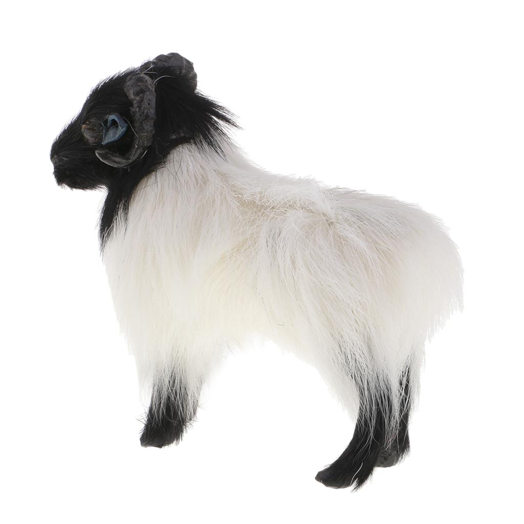 Prairie Sheep Goat Mutton Statue Miniature for Home Garden Latio DIY