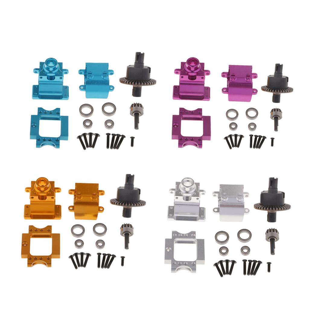1/set Aluminum Alloy Front Rear Assembly for HSP 1/10 RC Car Golden