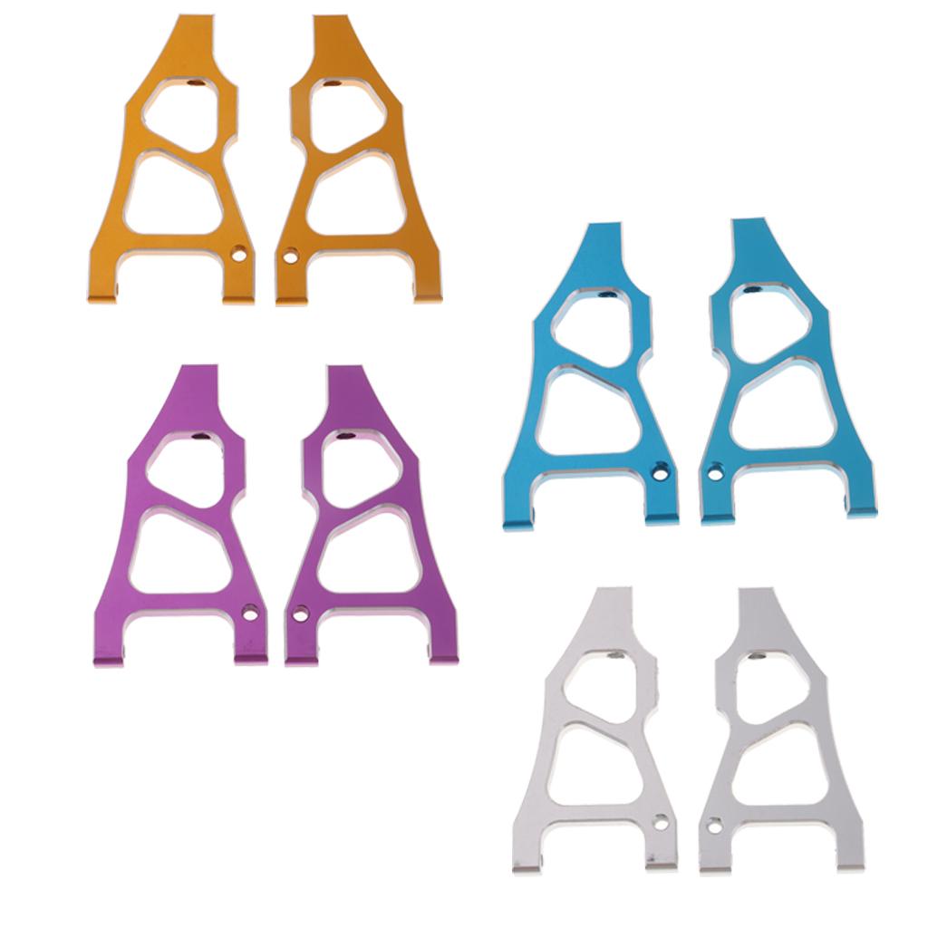 2x166019 Aluminum Alloy Front Lower Suspension Arm For 1/10 HSP 94177 Golden