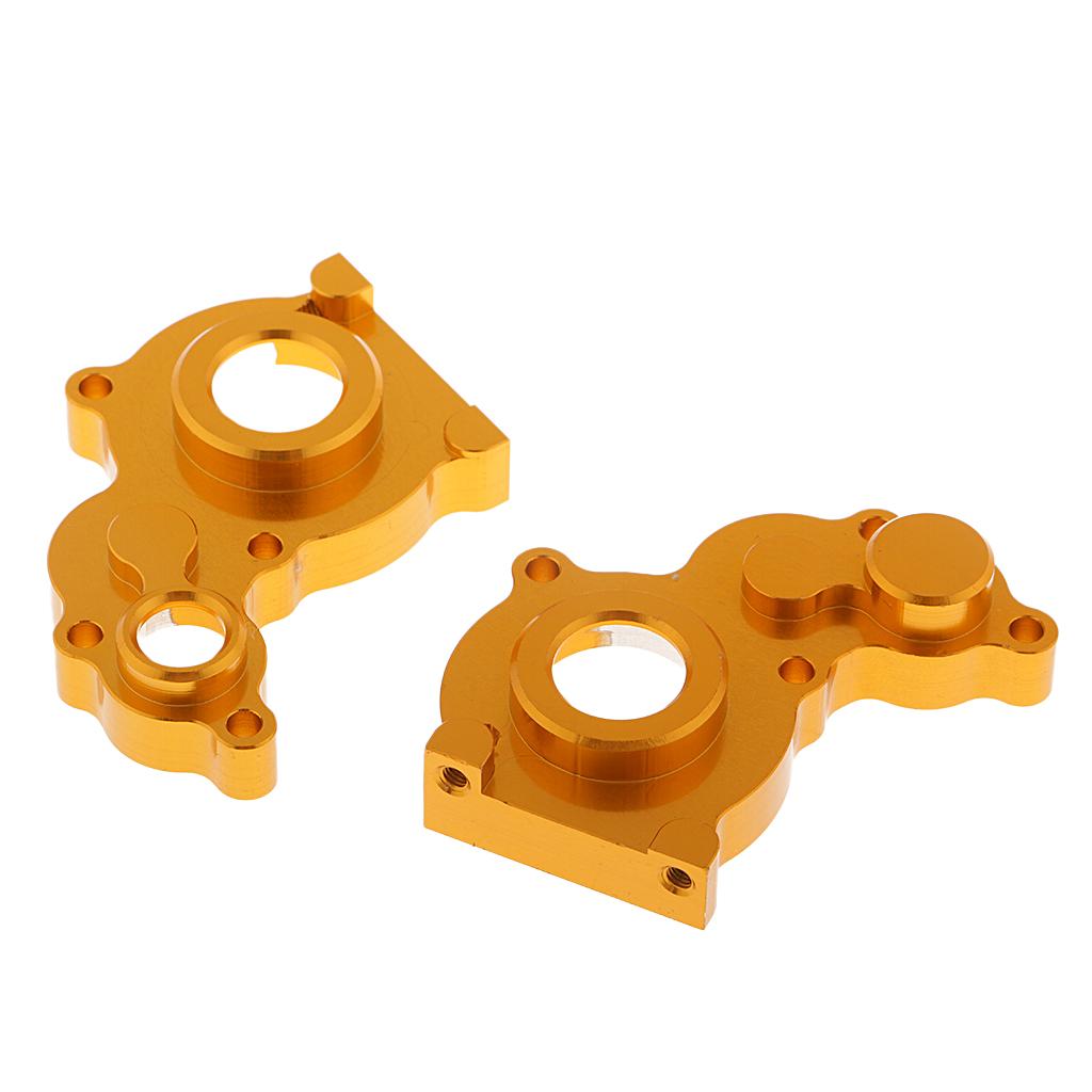 Axial SCX10 Aluminum Transmission Housing for 1/10 RC Car Model Orange