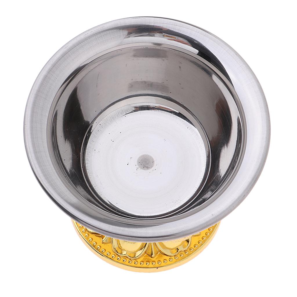 Alloy Fruit Bowl Buddhist Temple Decoration Religious Ceremonial Plate