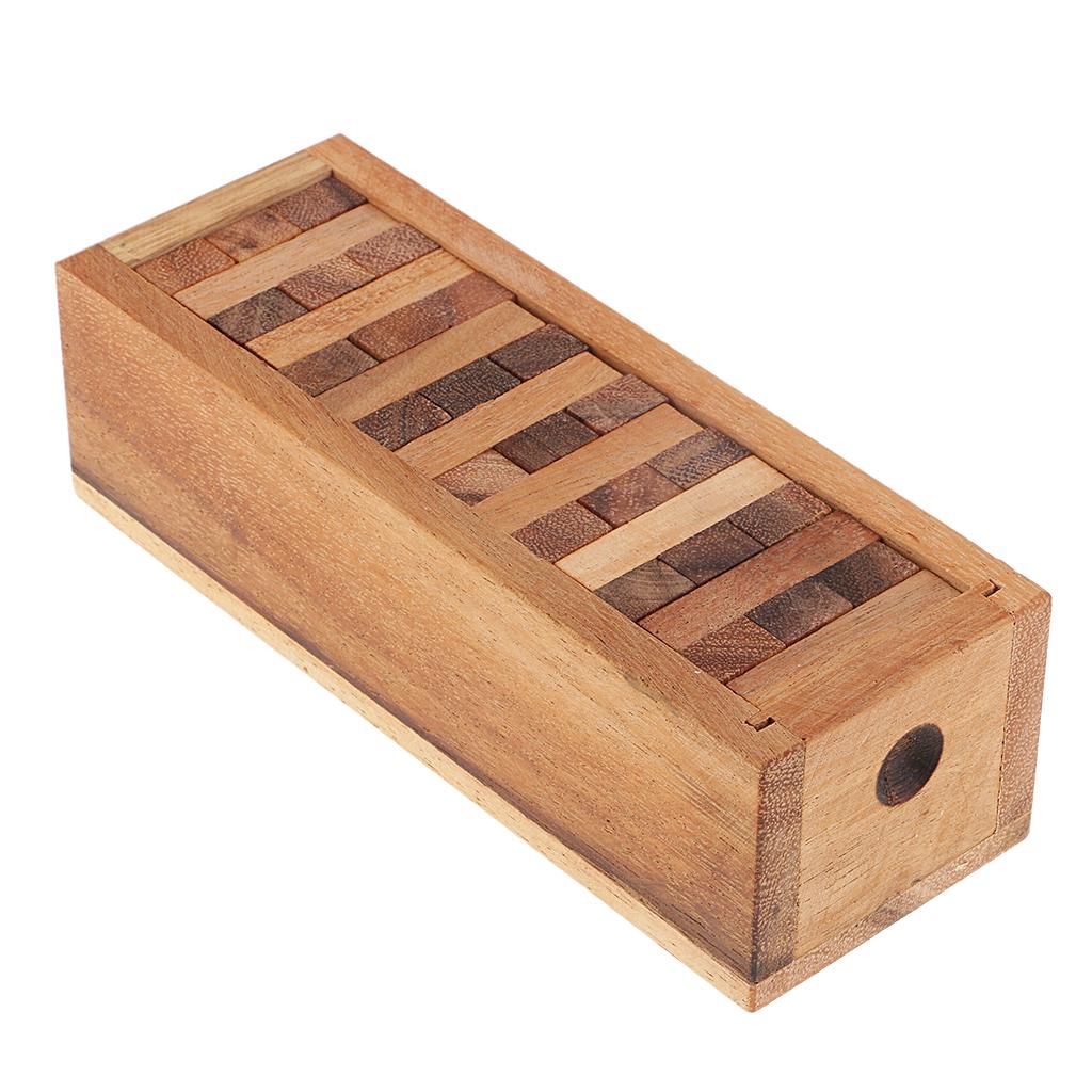 Timber Tower Wood Block Stacking Game for Kids Family Traditional Game S