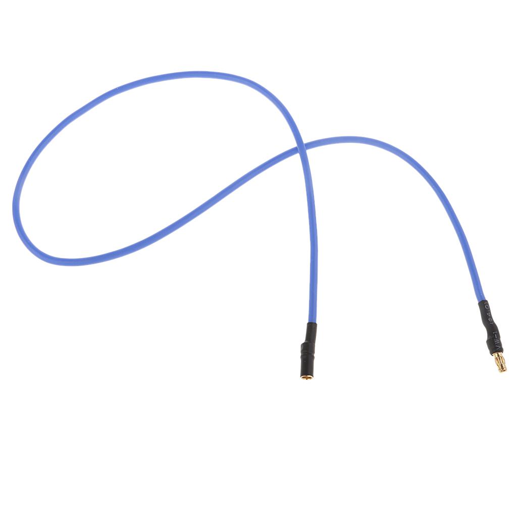 16AWG Banana 3.5mm Silicone Extension Cable RC Accessory for ESC Motor Blue