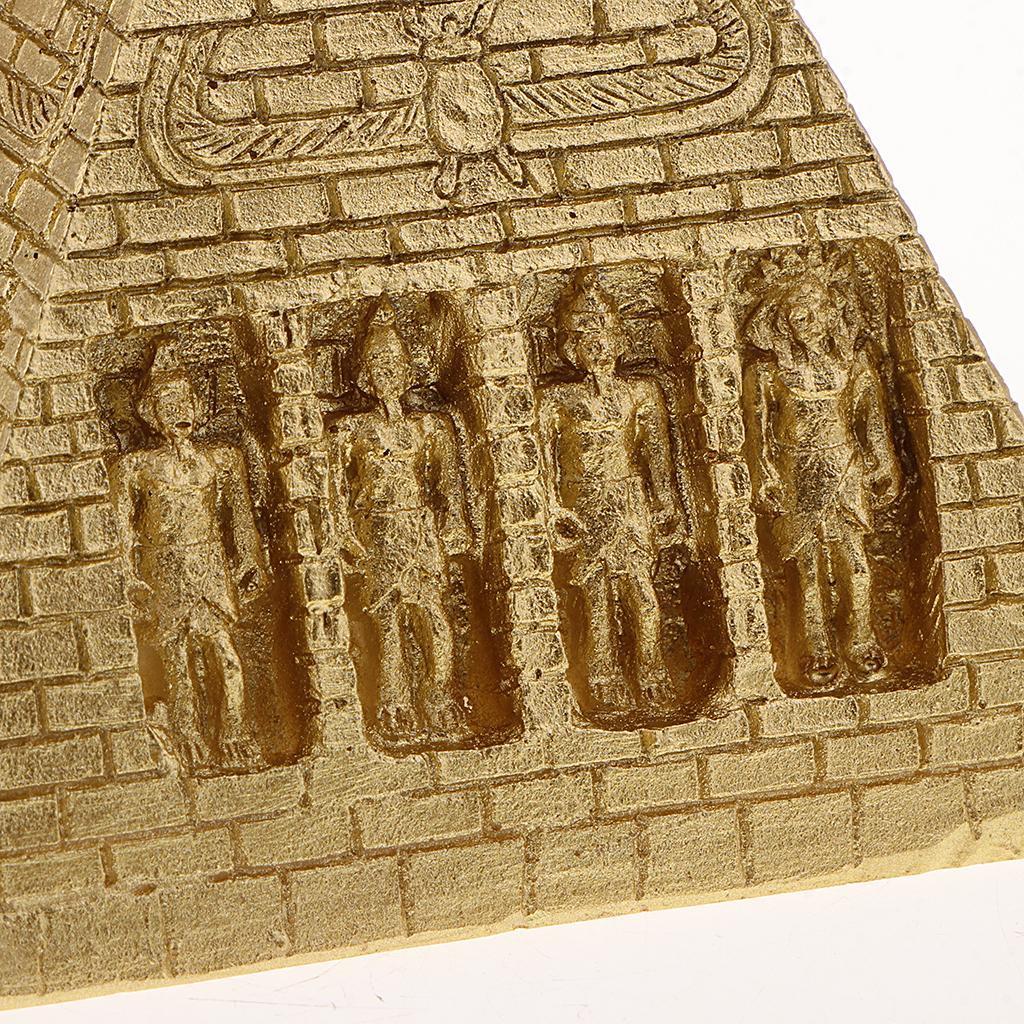 Egypt Pyramid Model Resin Pyramids Figurine for Kids Sand Table Decor Toy
