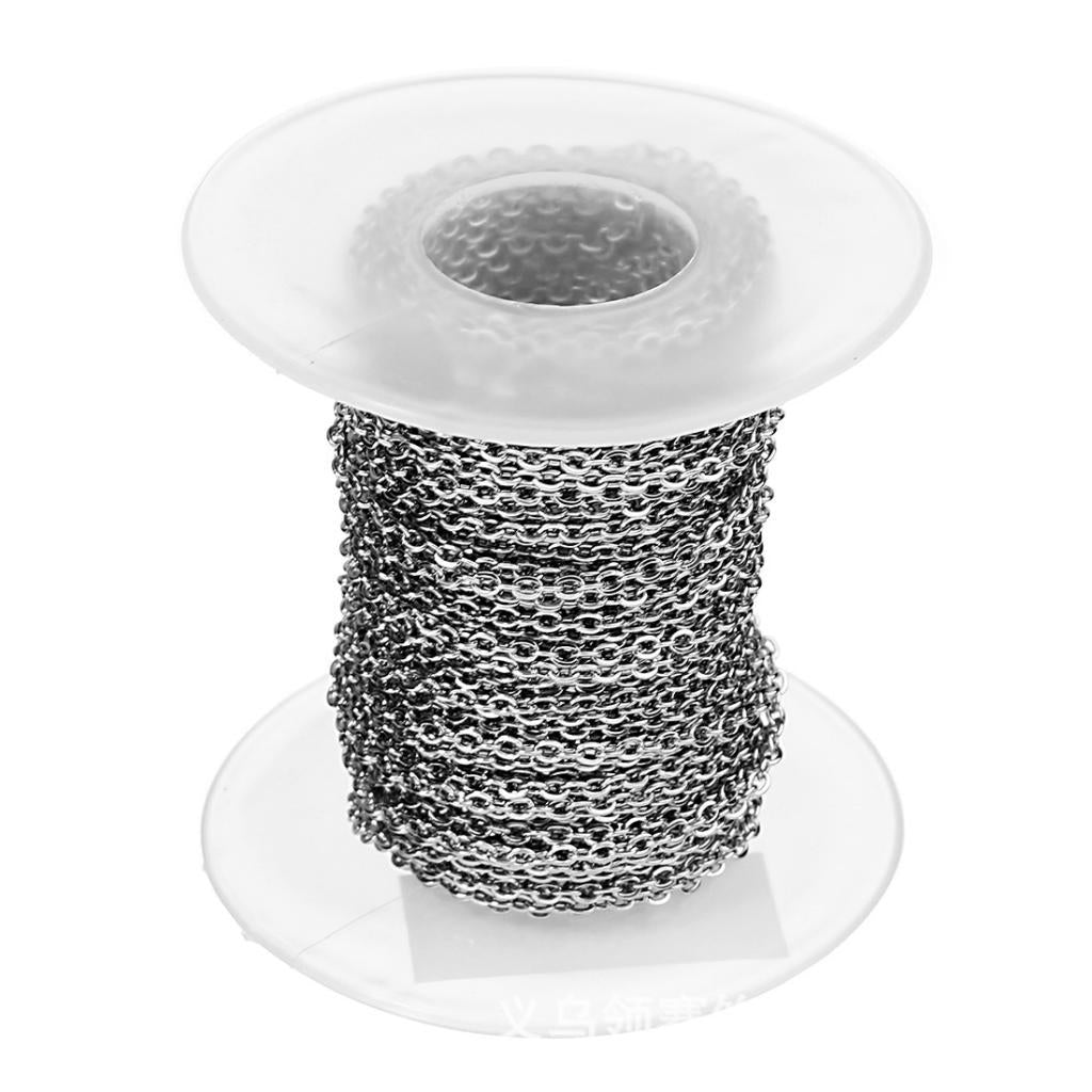 10 Yard DIY Cross Link Jewelry Making Chain Jewelry Necklace Accessory 1mm