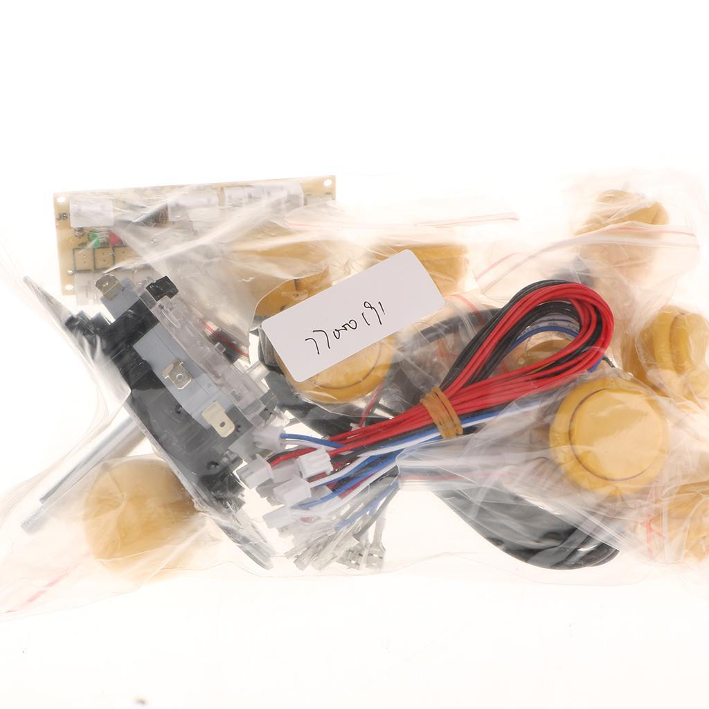 Zero Delay USB Encoder Board PC Controller Joystick DIY Kits for Arcade Game Yellow