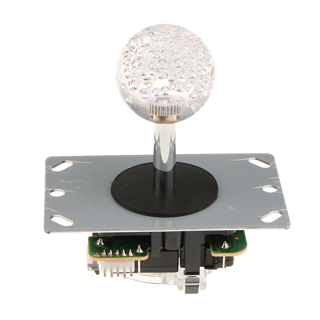 Ball Arcade Joystick DIY Control Fighting Stick Parts for Arcade Game Clear