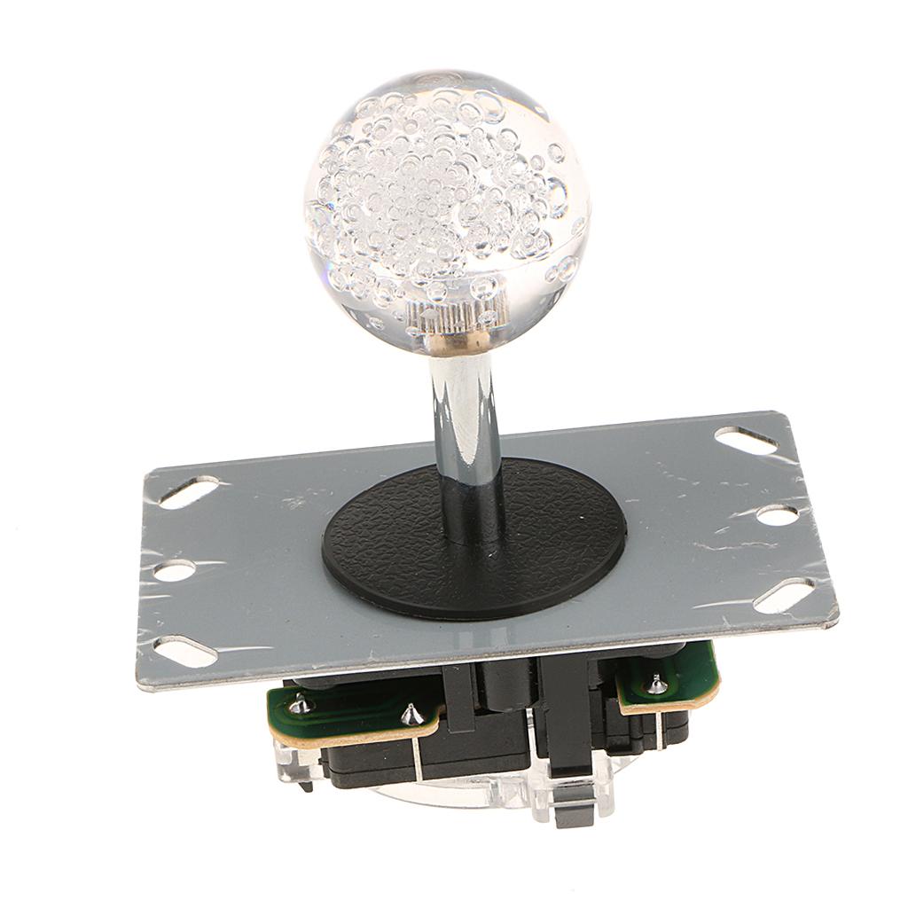 Ball Arcade Joystick DIY Control Fighting Stick Parts for Arcade Game Clear