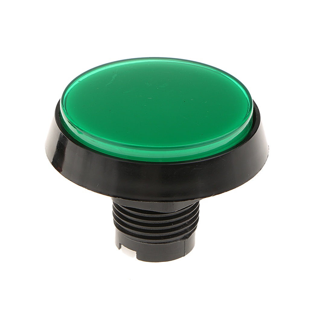 60mm Round Game Machine Arcade Push Button LED Illuminated & Switch DC12V Green