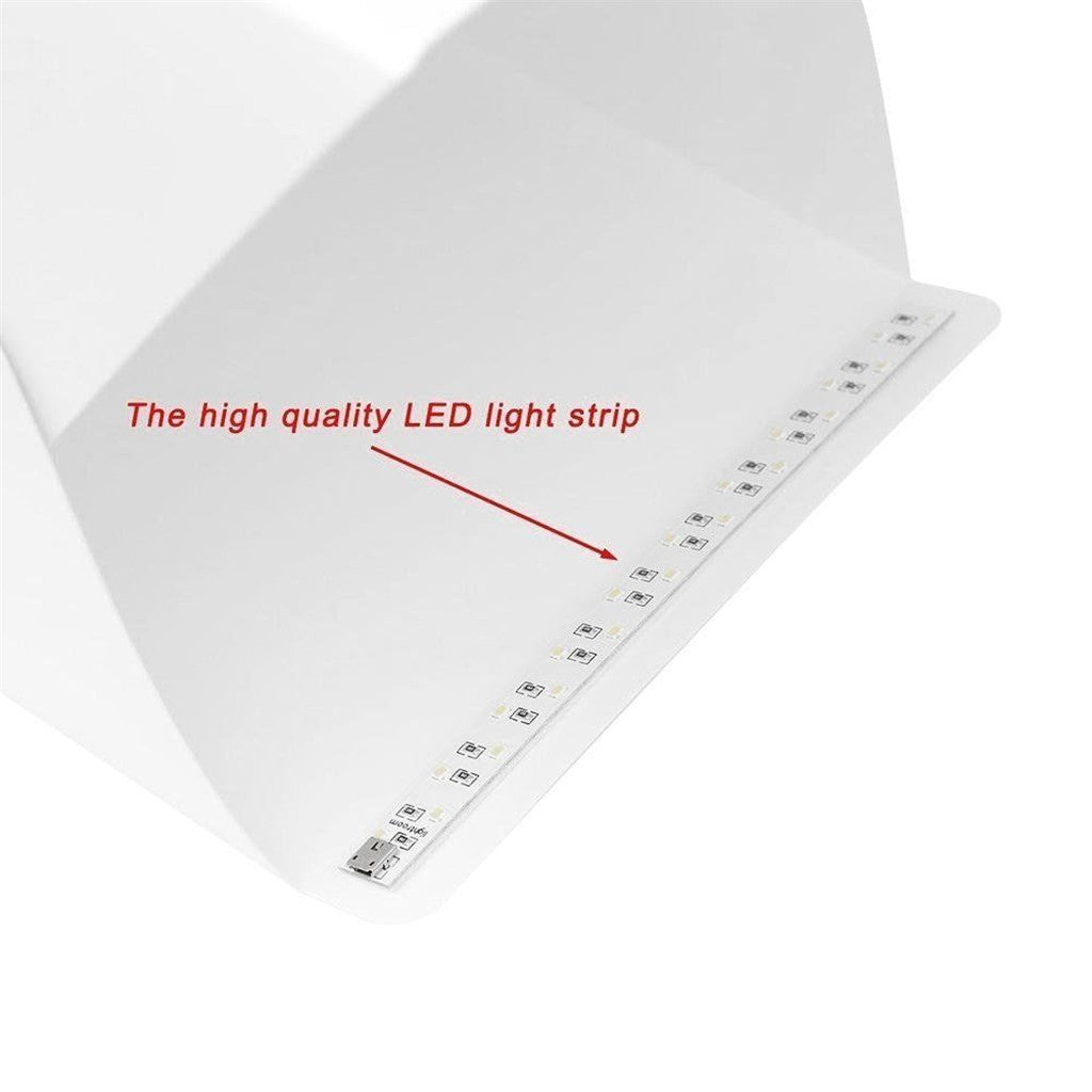 Light Room Photo Studio 9 Photography LED Lighting Tent Backdrop Cube Box"