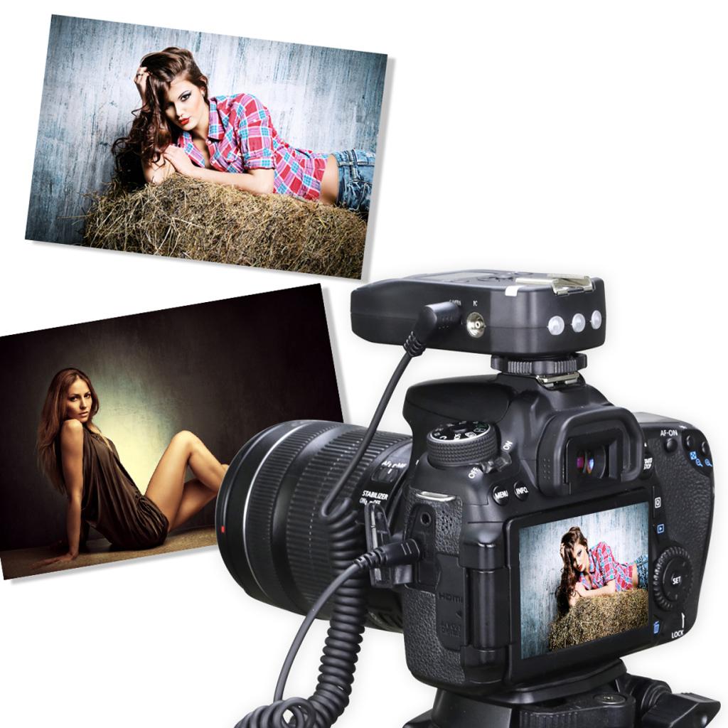 16 Channels 2.4G Wireless Remote Flash Trigger & N1 N3 Shutter Cable f Nikon
