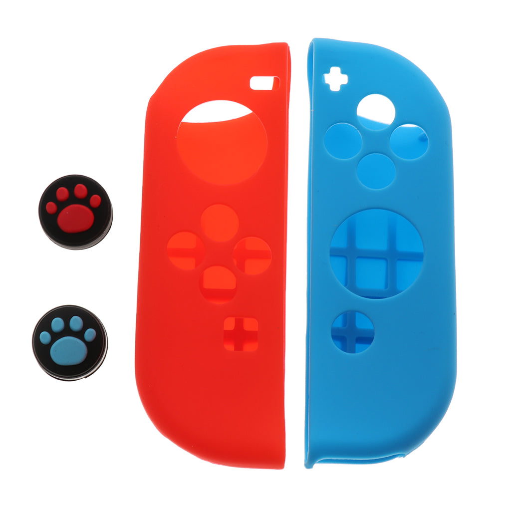Analog Joystick Control L/R + Case Cover Skin for Nintendo Switch NS Joy-con