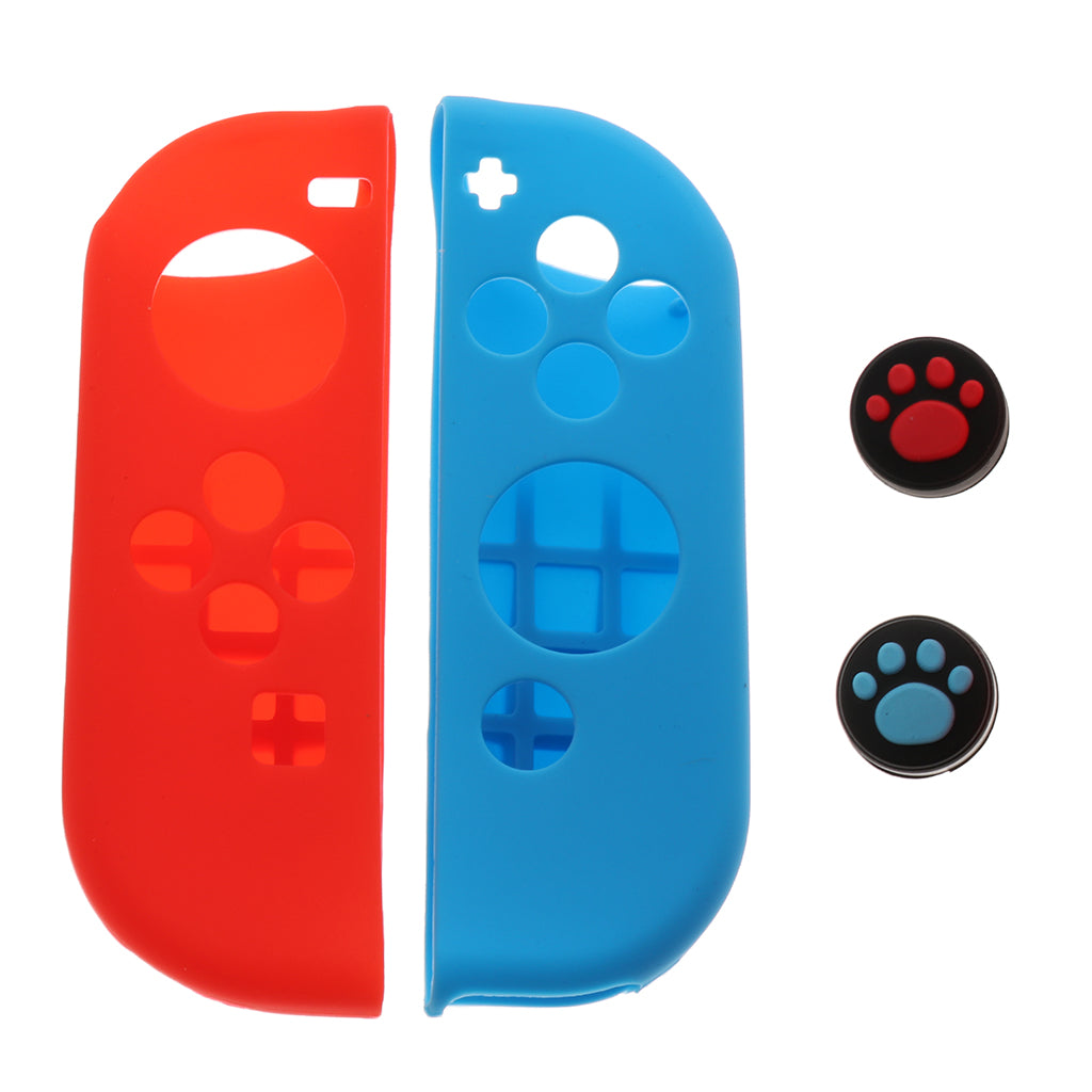 Analog Joystick Control L/R + Case Cover Skin for Nintendo Switch NS Joy-con
