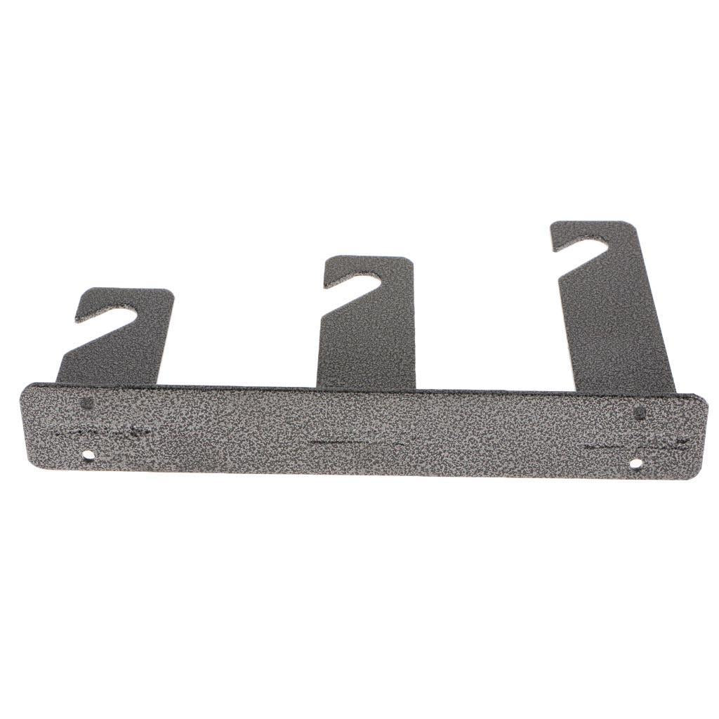 1 Pair 3 Roller Wall Mounting Manual Background Frame Support Bracket Hooks
