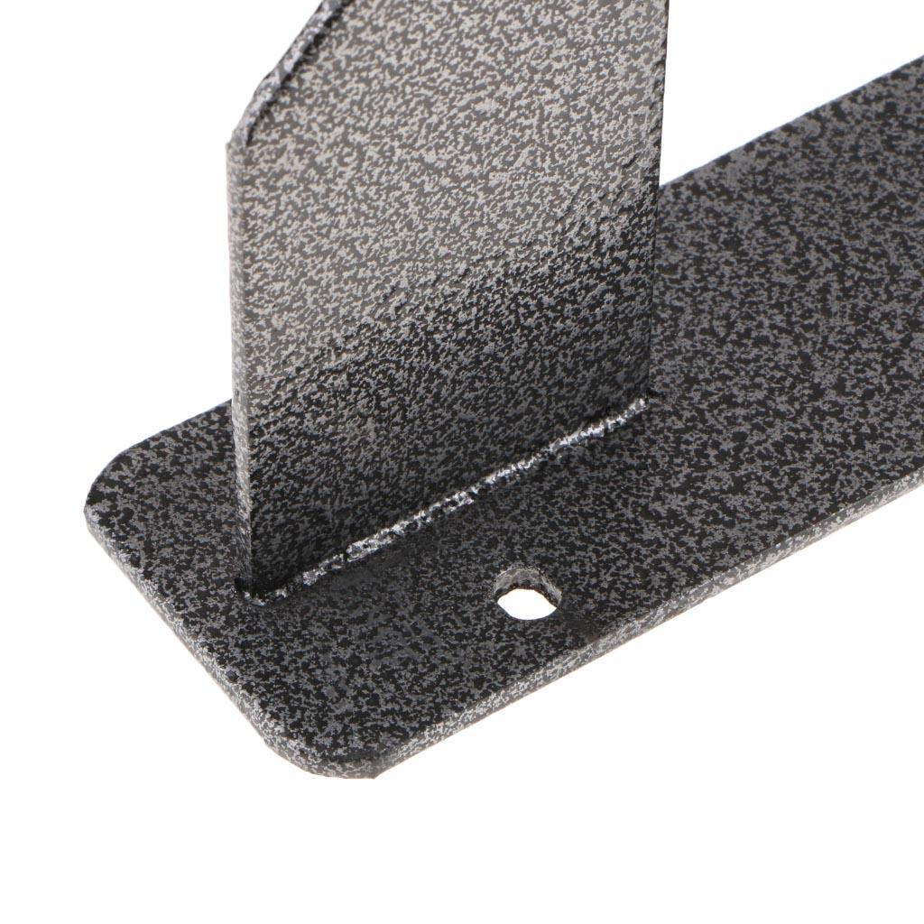 1 Pair 3 Roller Wall Mounting Manual Background Frame Support Bracket Hooks