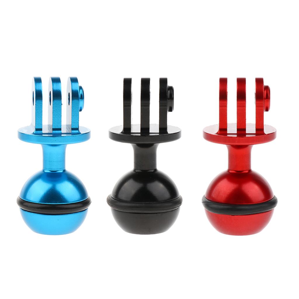 RAM Mount Tripod Ball Head Base Adapter Holder 360 Degree Rotation Red