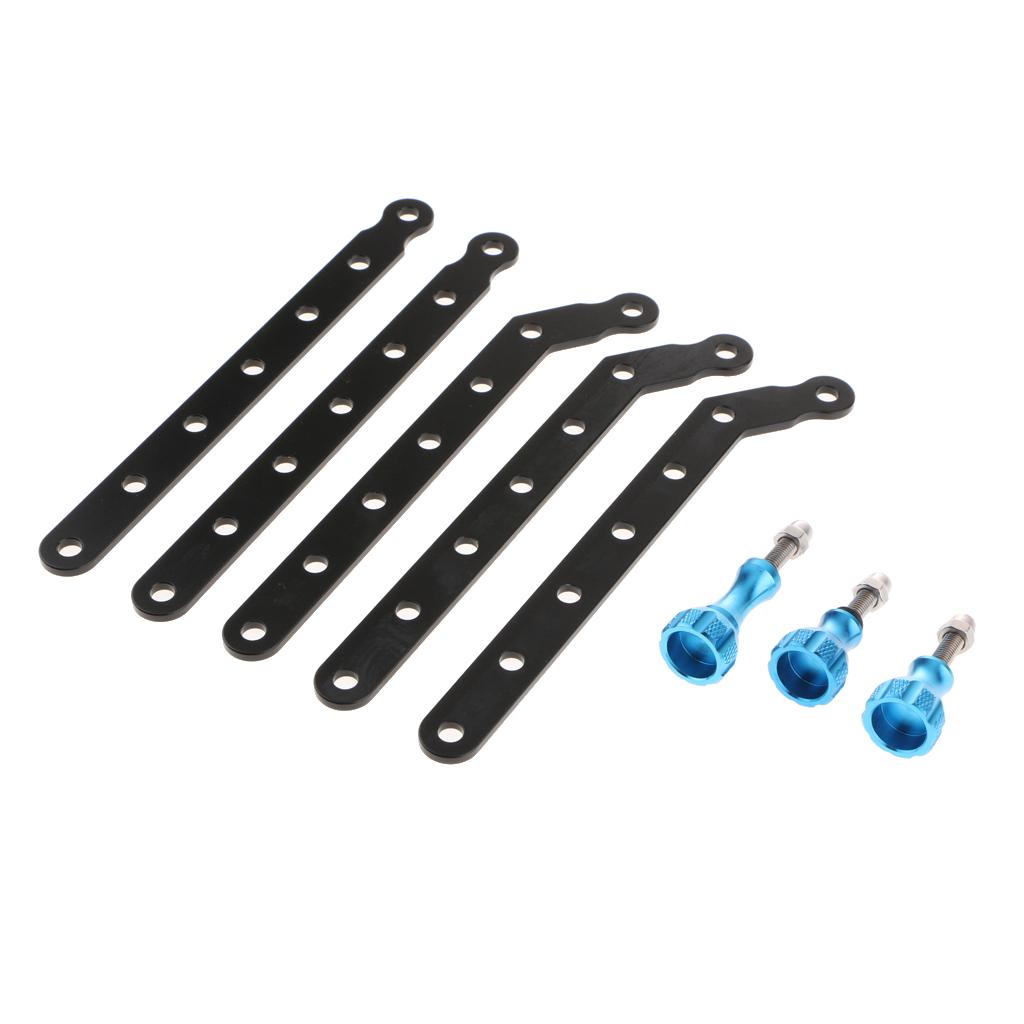 CNC Aluminum Alloy Folded Extension Arm Selfie Stick for Hero Cameras
