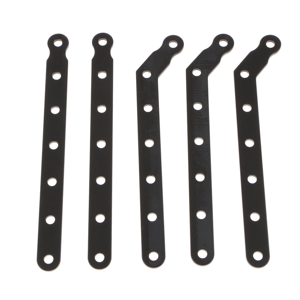 CNC Aluminum Extension Arms with Thumb Screw for 6 5 4 3 2 Silver