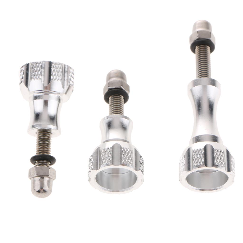 CNC Aluminum Extension Arms with Thumb Screw for 6 5 4 3 2 Silver