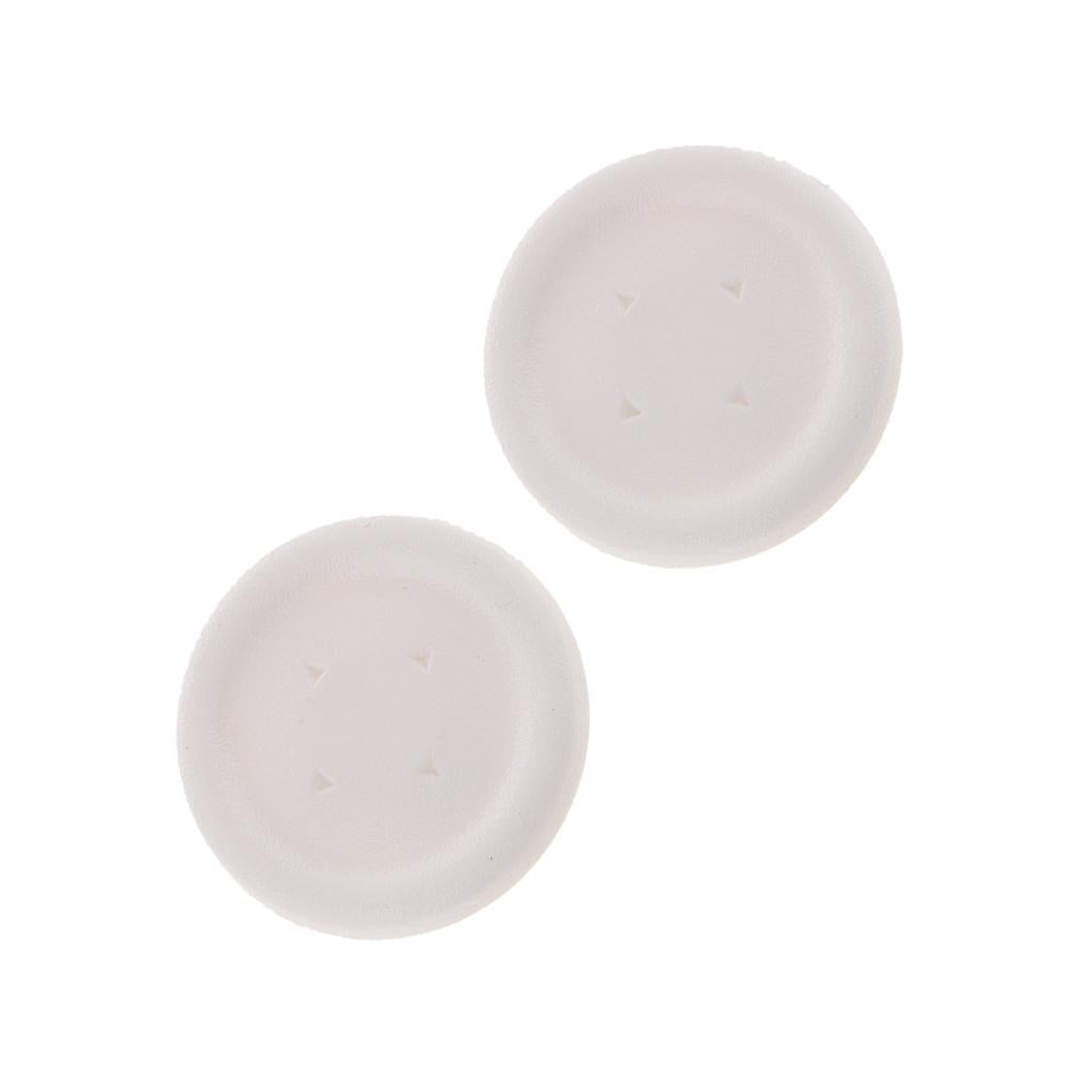 1 Pair Directional D-pad Key Cross Button Caps for One Controller White