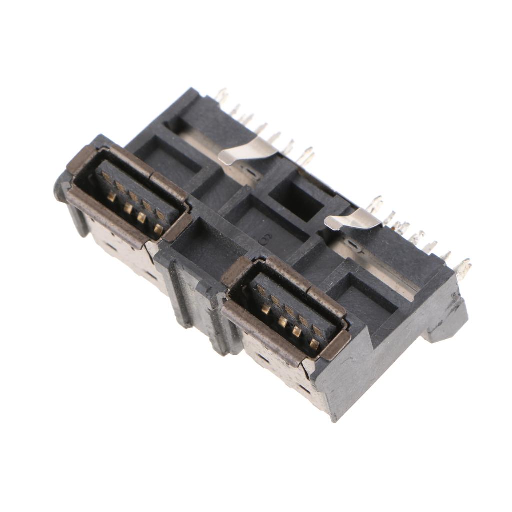Replacement Dual USB Socket Port Slot Connector for Sony Playstation 4 PS4