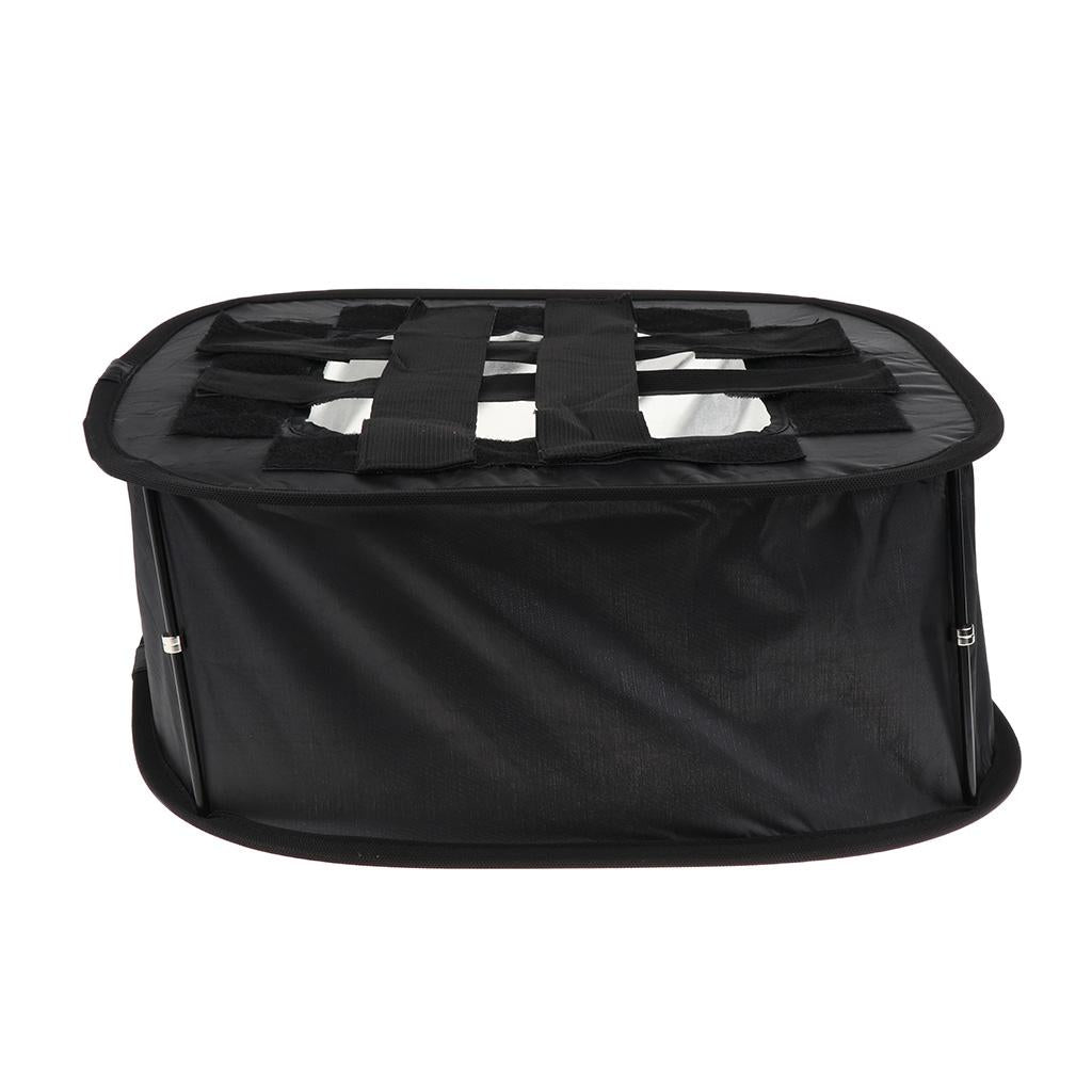 Foldable Softbox Diffuser for Yongnuo YN900/600 LED Video Light Panel Black