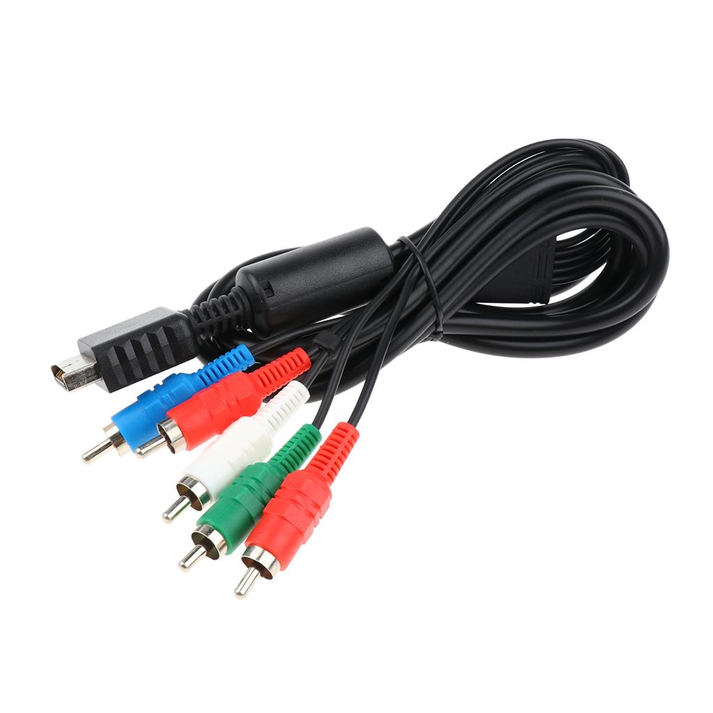 Audio Video AV Cable for Sony Playstation PS2 PS3 Console Lead Wire 1.8m