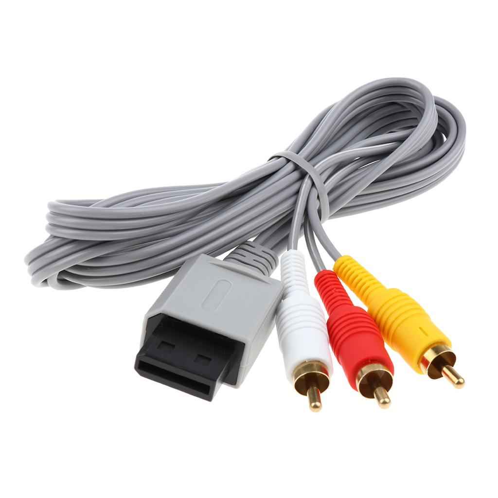HD TV Component RCA Audio Video AV Cable Cord Plug For Nintendo Wii U Wii, 5ft