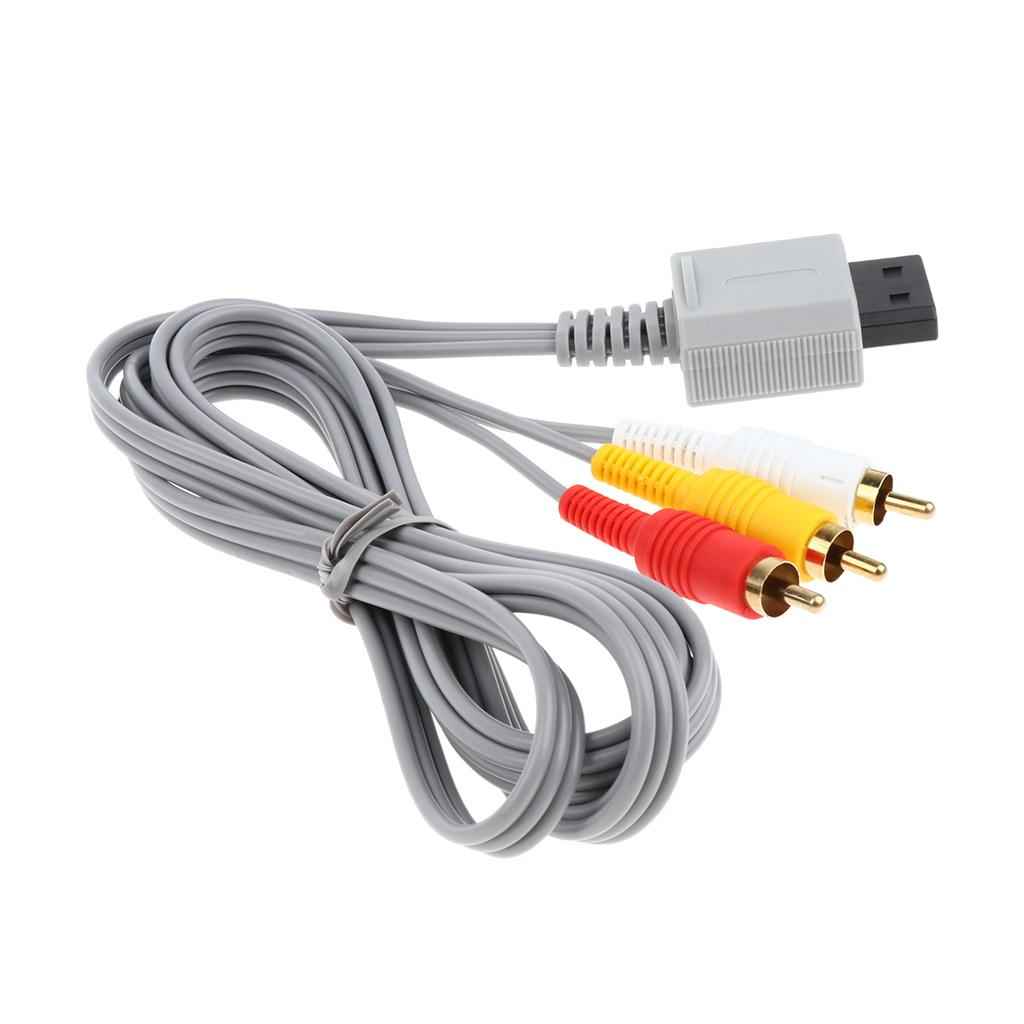 HD TV Component RCA Audio Video AV Cable Cord Plug For Nintendo Wii U Wii, 5ft