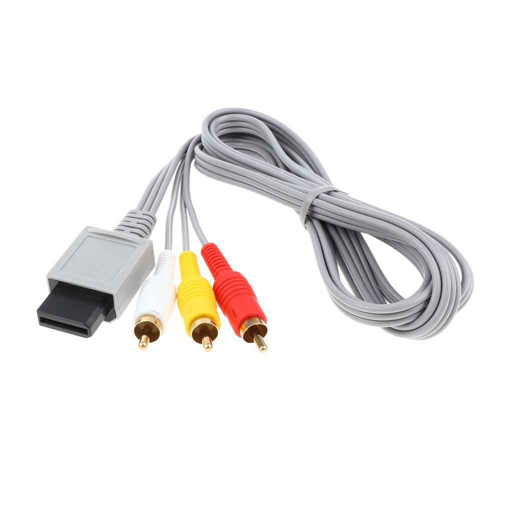 HD TV Component RCA Audio Video AV Cable Cord Plug For Nintendo Wii U Wii, 5ft