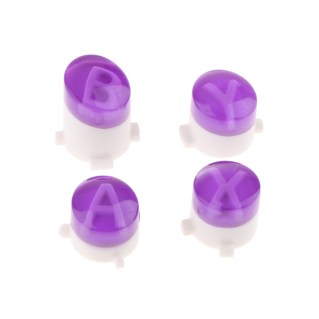 Aluminum Alloy ABXY Button Replacement for One Controller Purple