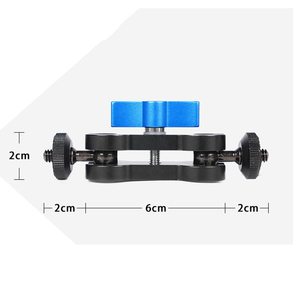 1/4 Ball Head Hot Shoe Magic Arm Mount Adapter Connector for DSLR Cameras"