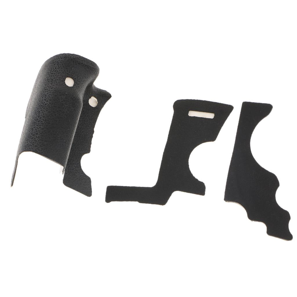 3Pieces Grip Thumb Rubber Cover Skin Unit For 5D Mark III 5D3 Cameras